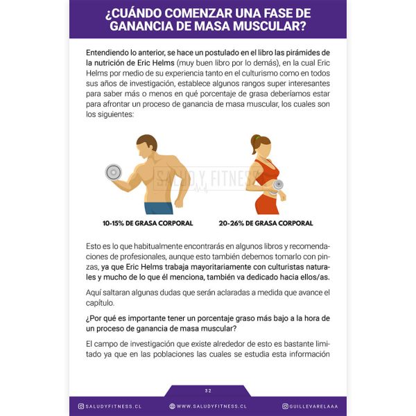 Libro Digital - Fundamentos teóricos de Nutrición para Aumentos de Masa Muscular - Imagen 3