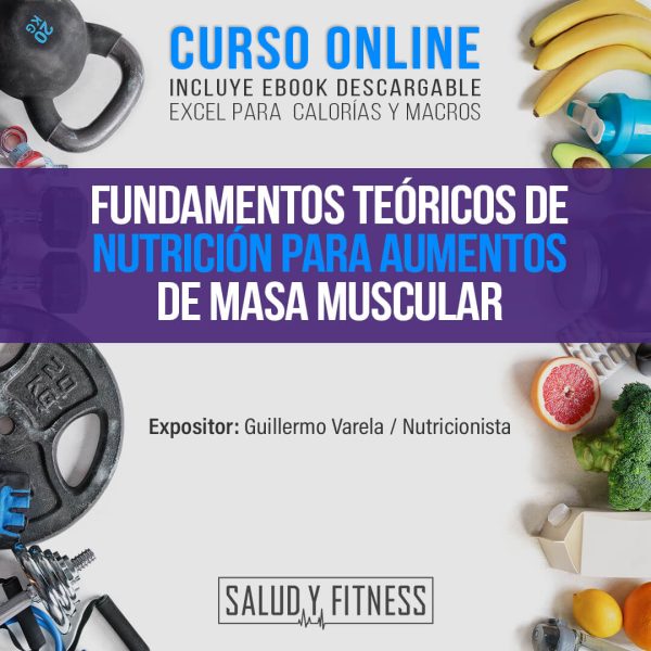 Curso Online - Nutrición para Aumentos de Masa Muscular